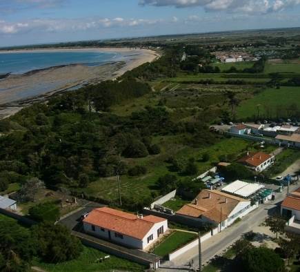 Le gyropode Segway vu du ciel à l'île de Ré