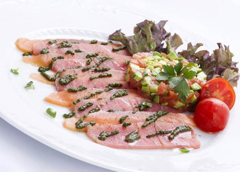 Carpaccio de thon